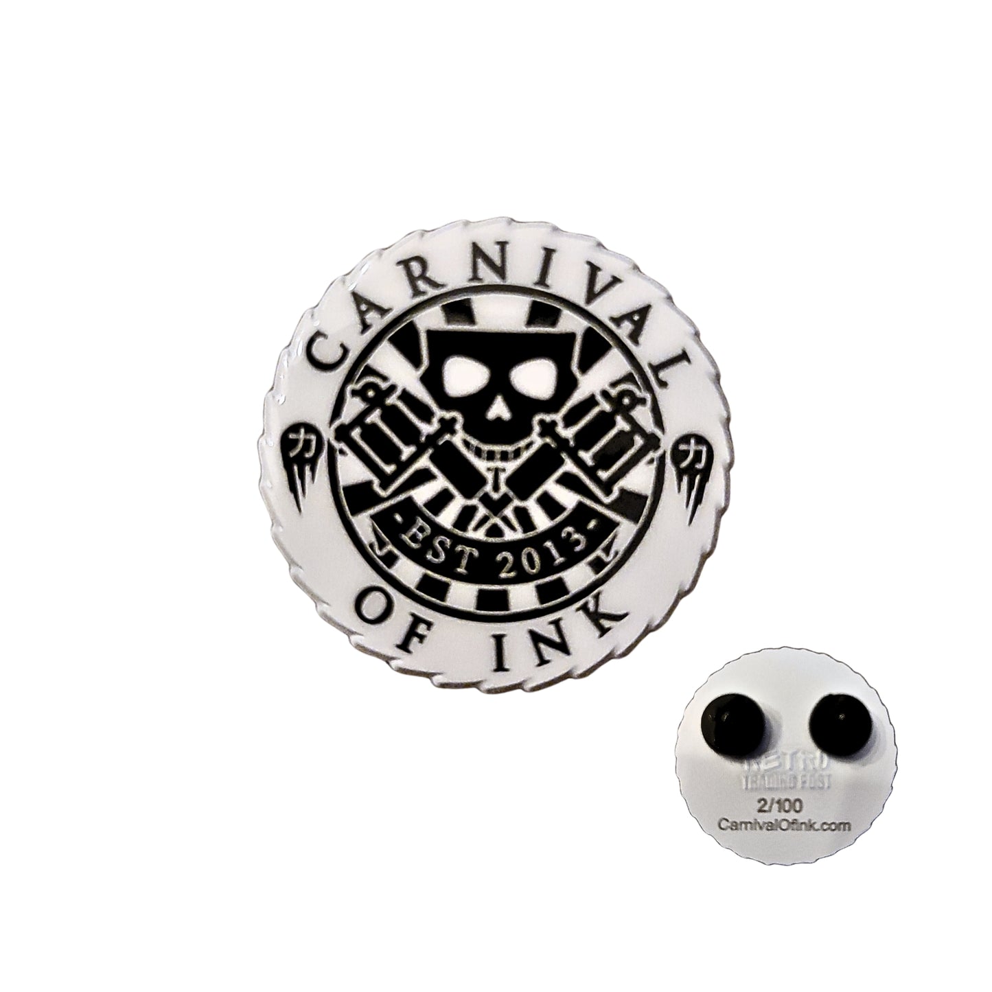 Limited Edition White Pin